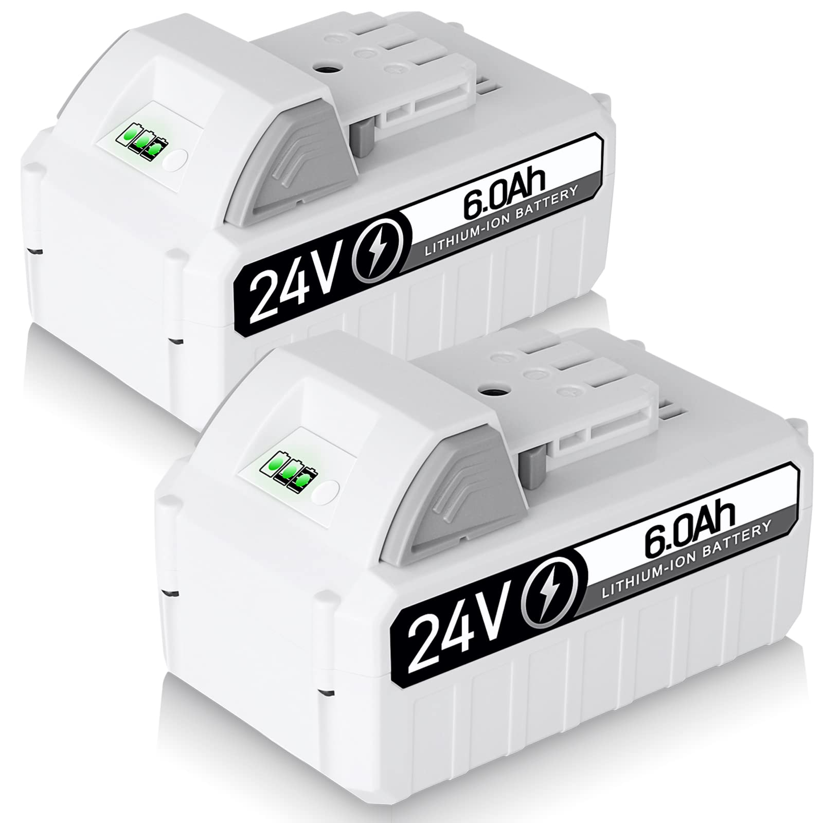 にゃーページ Amazon.com: 【Upgrade with DC PORT】2Pack 24V 6.0Ah Replacement